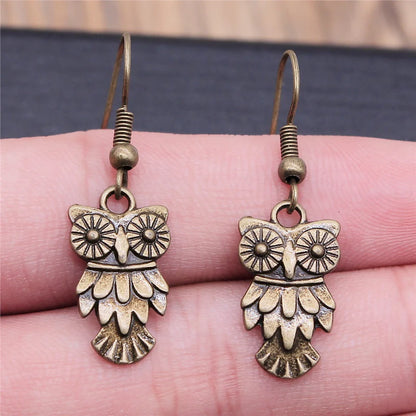 Vintage Uggla Bohemian Dangle Örhängen