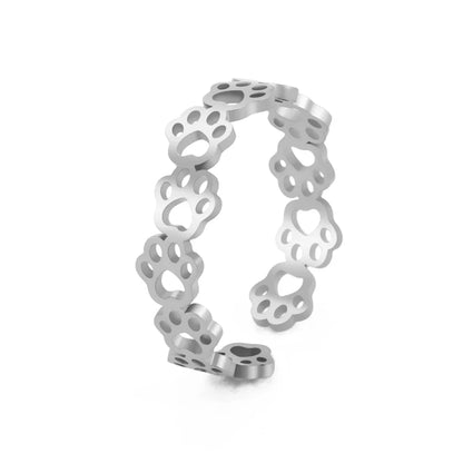 Sterling Silver Pet Memorial Tass Ring