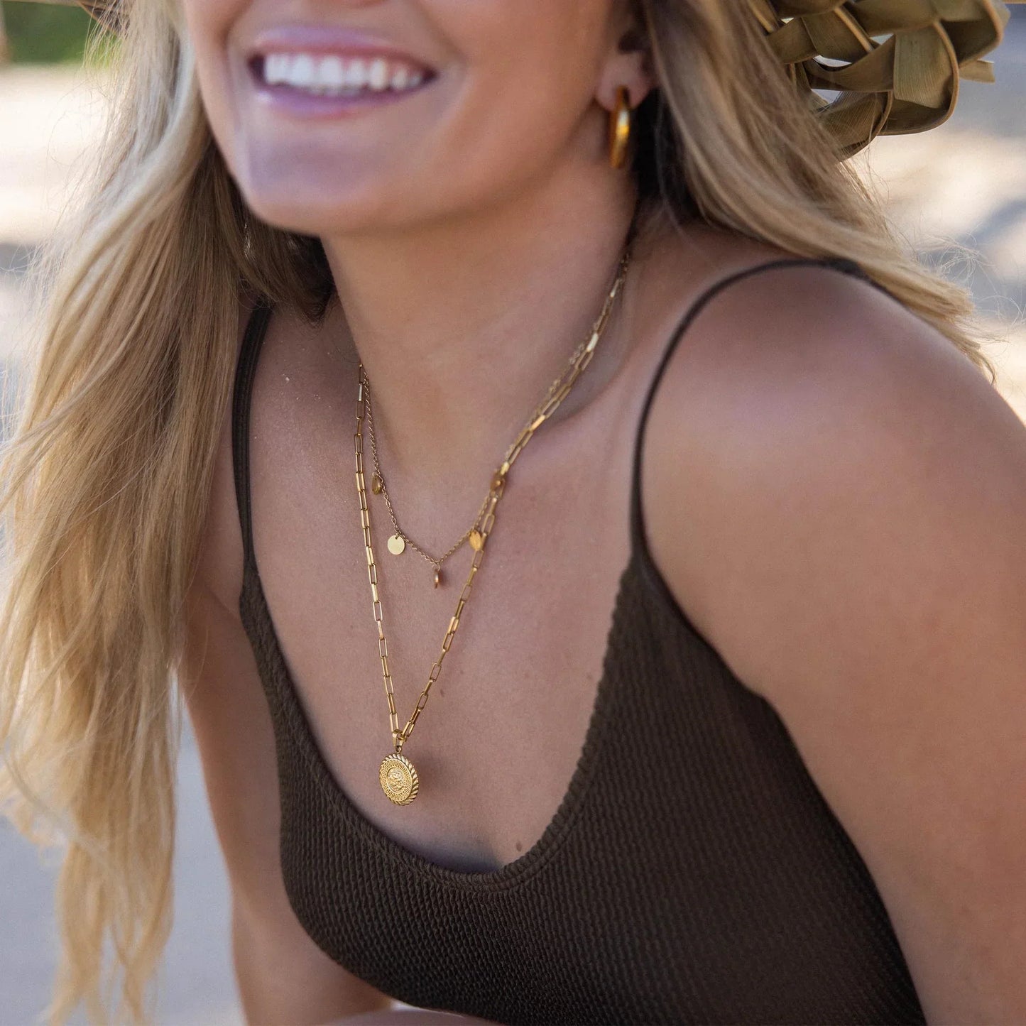 Funky Buddha halsband | Guld