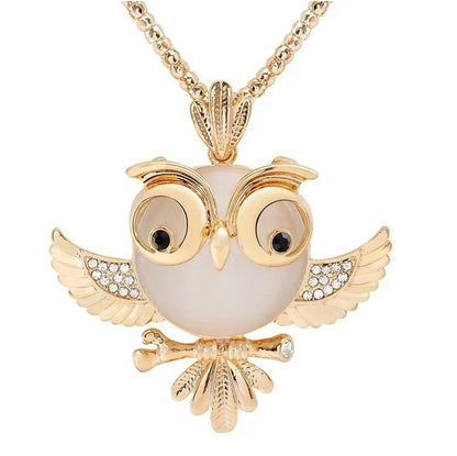 Opal Uggla Wisdom Hänge Halsband