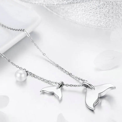 Whale Tail Pärla Ocean Halsband