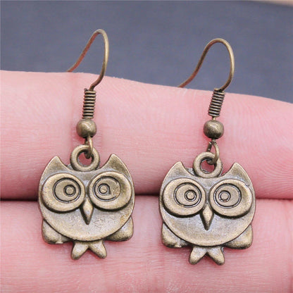 Vintage Uggla Bohemian Dangle Örhängen