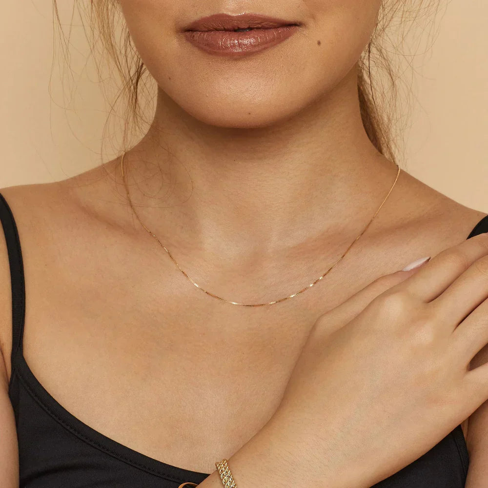 Bodega Box halsband | Guld