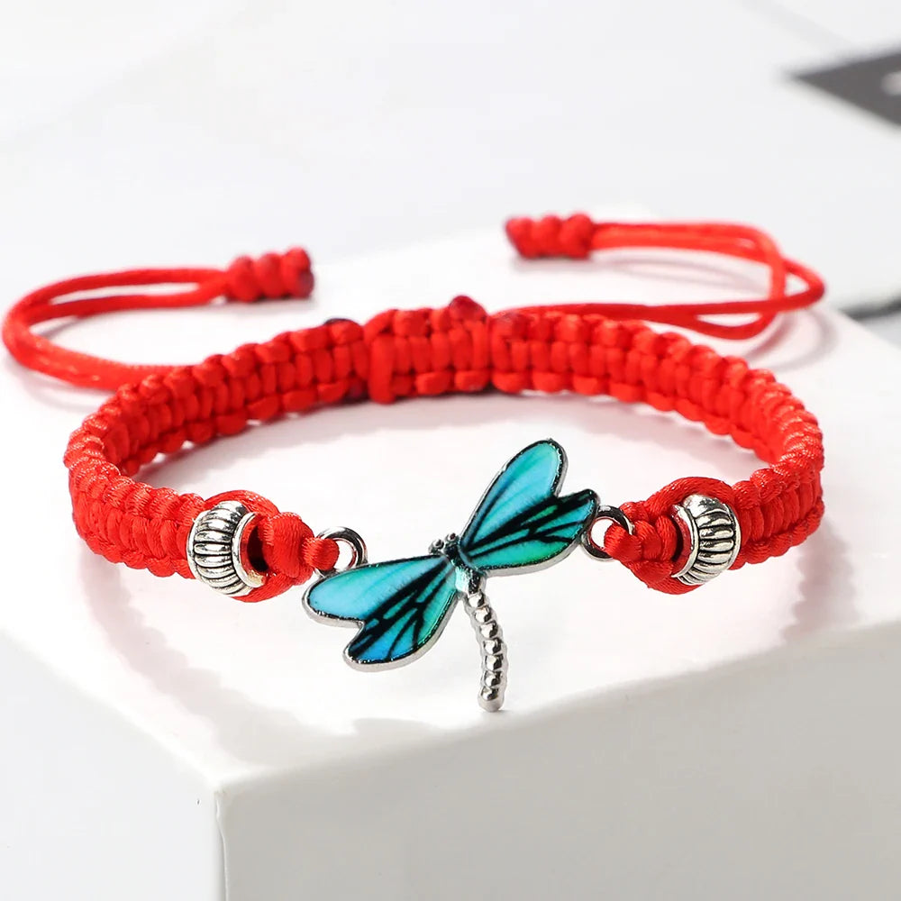Trollslända Handwoven Friendship Armband