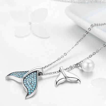 Whale Tail Pärla Ocean Halsband