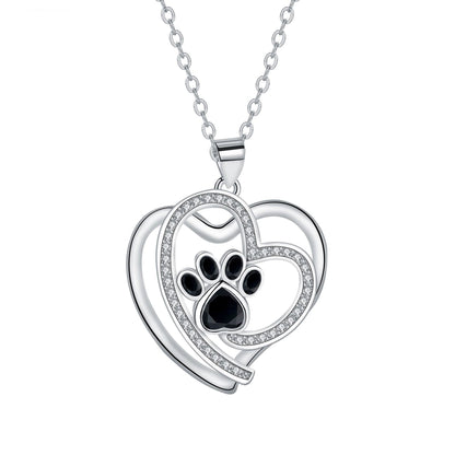 Cute Tass Print Clavicle Halsband