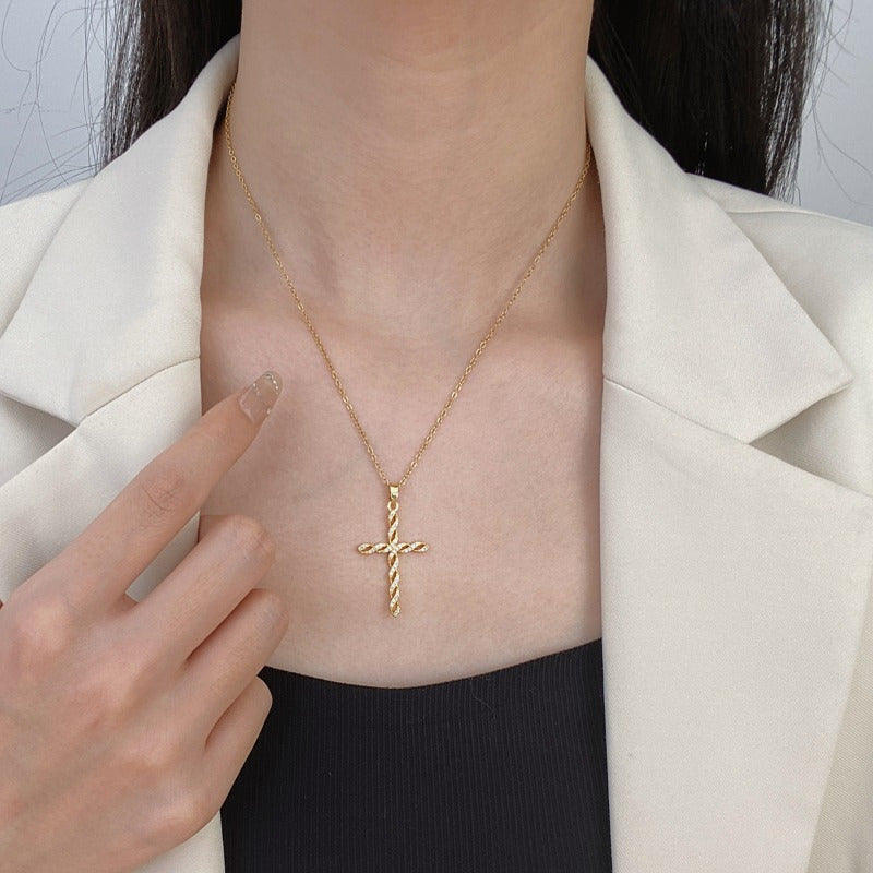 Kristall Twist Kors halsband | Guld