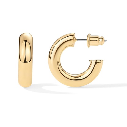 Stardust creolörhängen | Guld