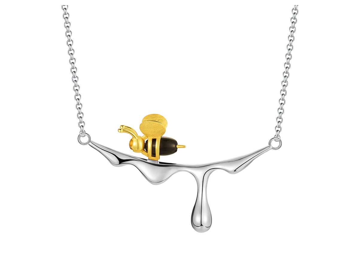 Dripping Honung Bi Halsband