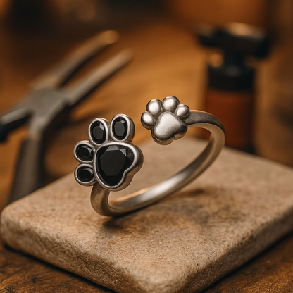 Justerbar Creative Cute Tass Ring