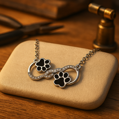 Clavicle Chain Simple Cute Dogs Tass Halsband