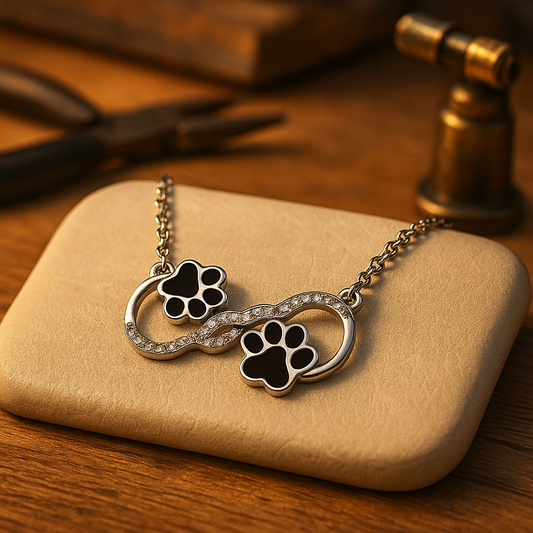 Clavicle Chain Simple Cute Dogs Tass Halsband
