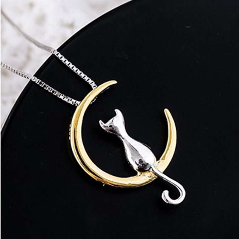 Crescent And Katt Elegant Katt Halsband
