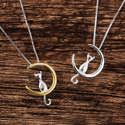 Crescent And Katt Elegant Katt Halsband