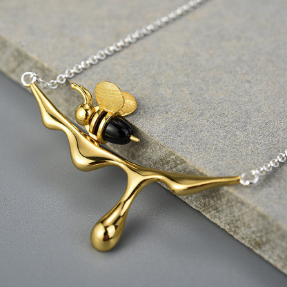 Dripping Honung Bi Halsband