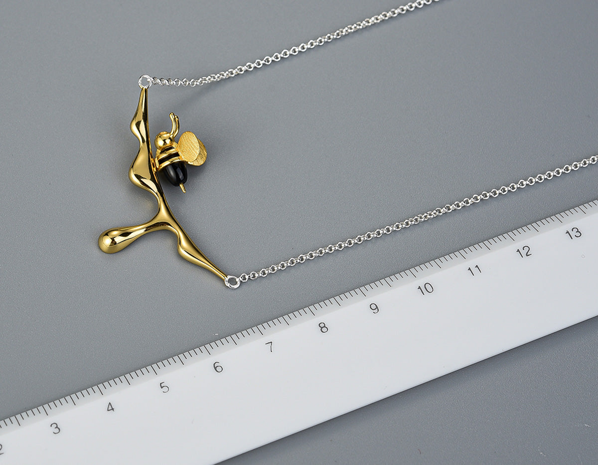 Dripping Honung Bi Halsband