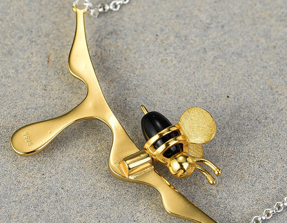 Dripping Honung Bi Halsband