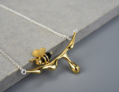 Dripping Honung Bi Halsband