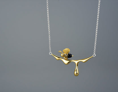 Dripping Honung Bi Halsband