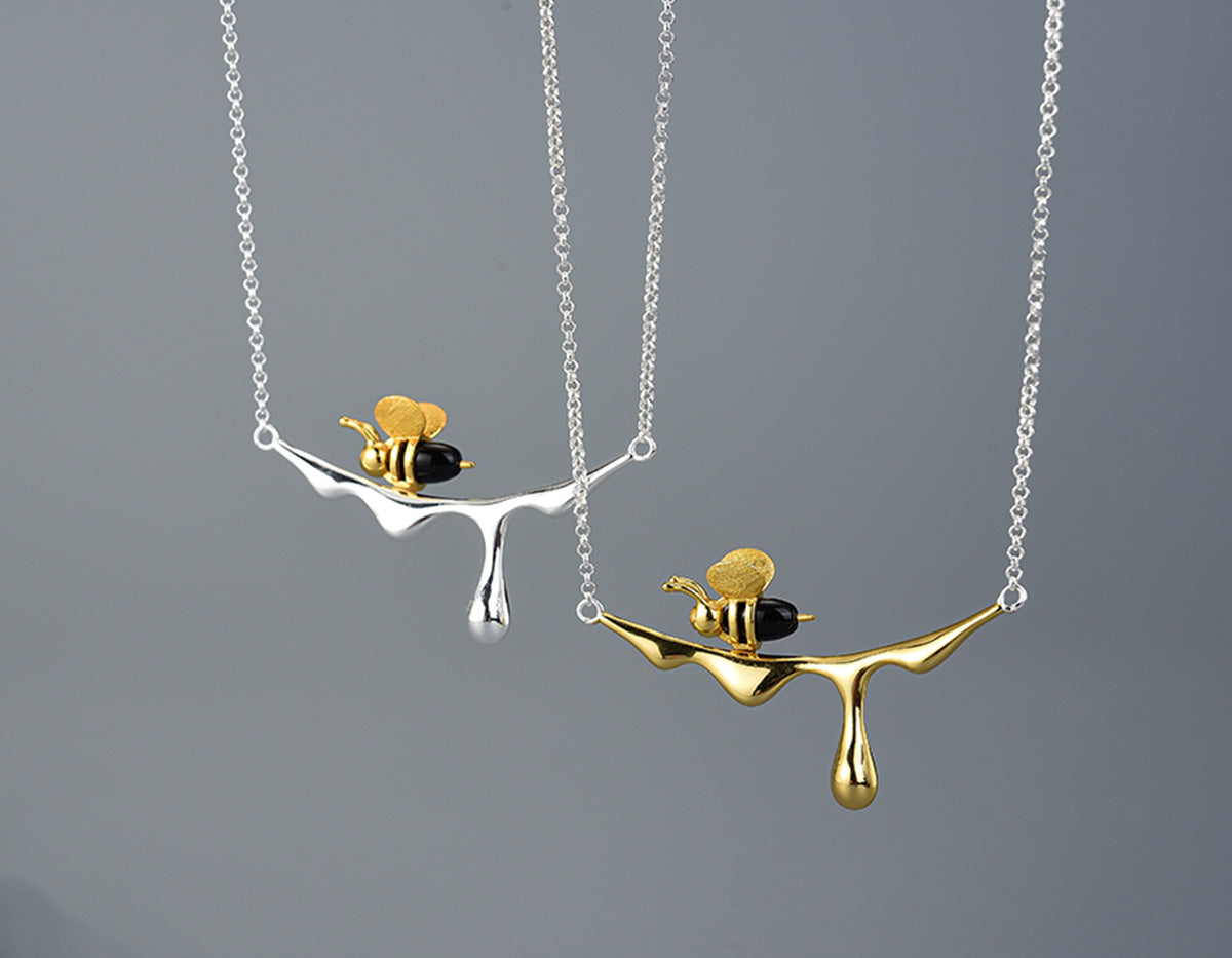 Dripping Honung Bi Halsband