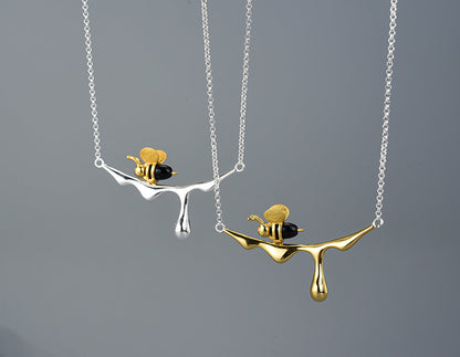 Dripping Honung Bi Halsband