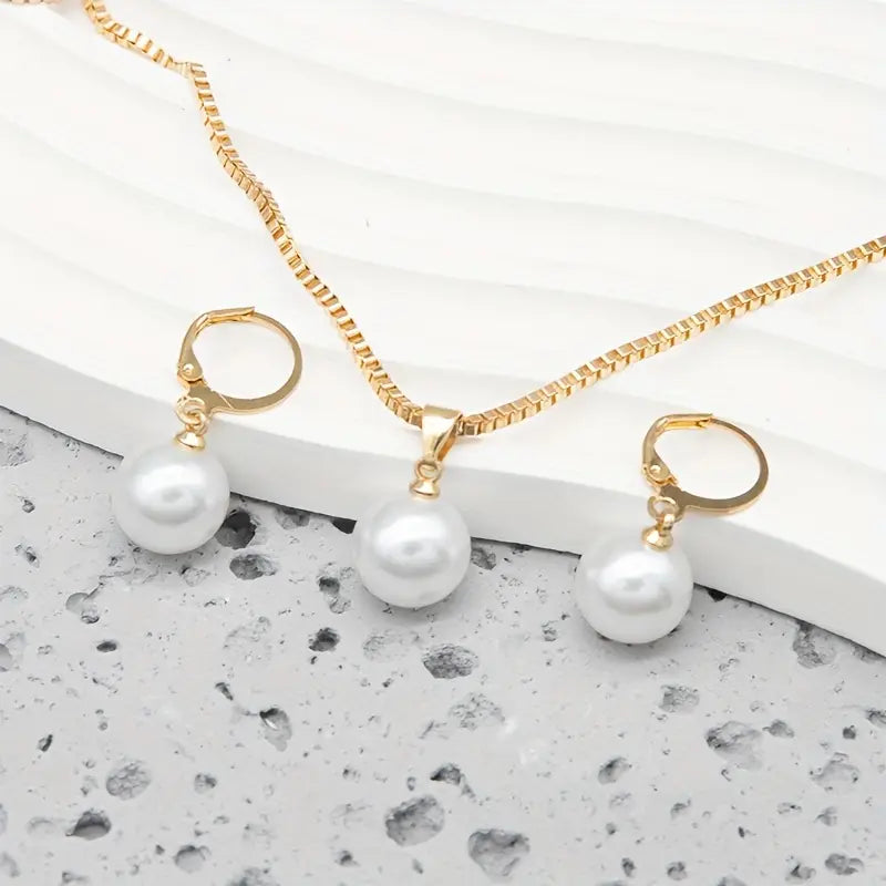 Golden Grace pärlsmyckesset | Guld