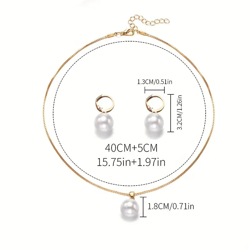 Golden Grace pärlsmyckesset | Guld