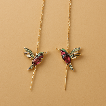 Kolibri Enamel And Zirconia Örhängen