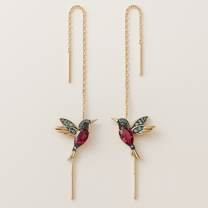Kolibri Enamel And Zirconia Örhängen