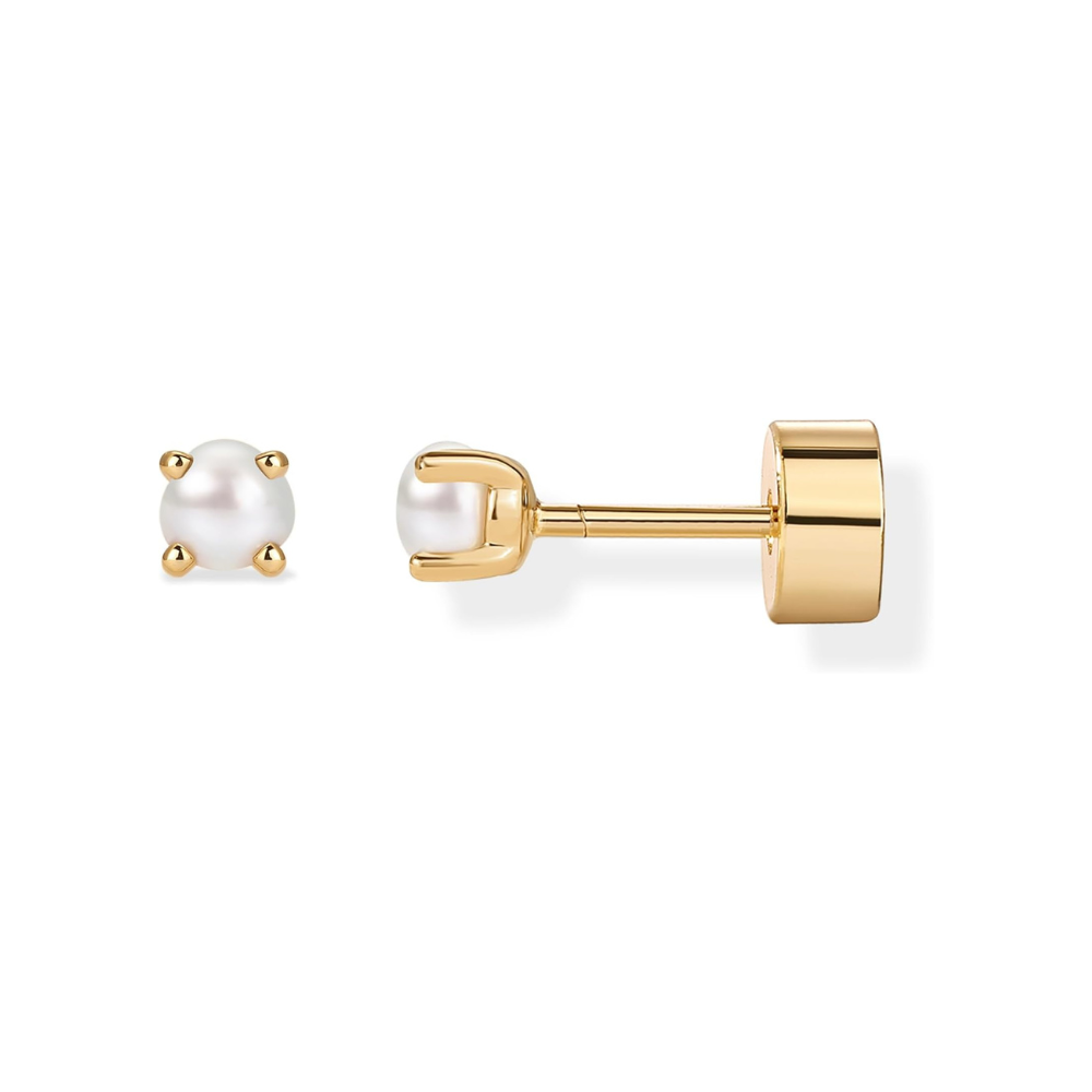 Eleganta pärlörhängen | Guld