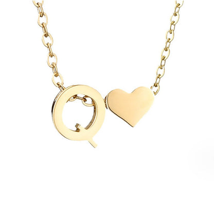 Forever Love & Letter halsband