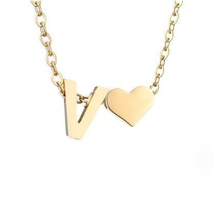 Forever Love & Letter halsband