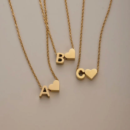 Forever Love & Letter halsband