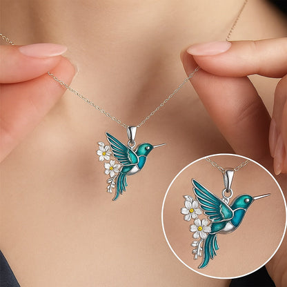Beautiful Kolibri Halsband With Bonus Örhängen