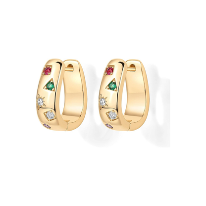 Colorwave creoler | Guld