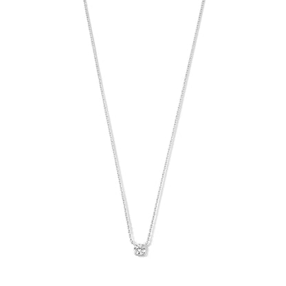Clea Moissanite Sten halsband | Guld
