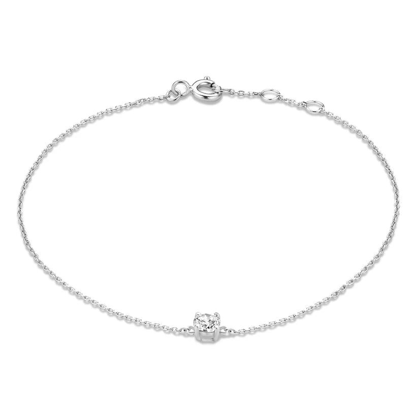 Clea Moissanite Sten armband | Guld