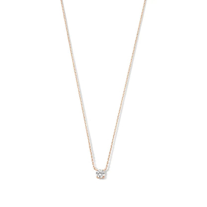 Clea Moissanite Sten halsband | Guld
