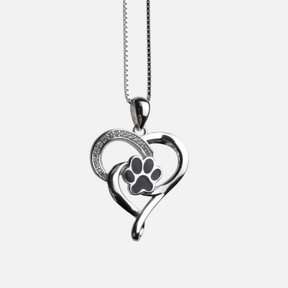 Infinity Tass Hjärta Memorial Halsband
