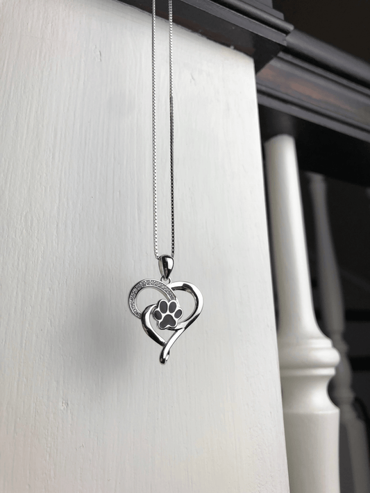 Infinity Tass Hjärta Memorial Halsband
