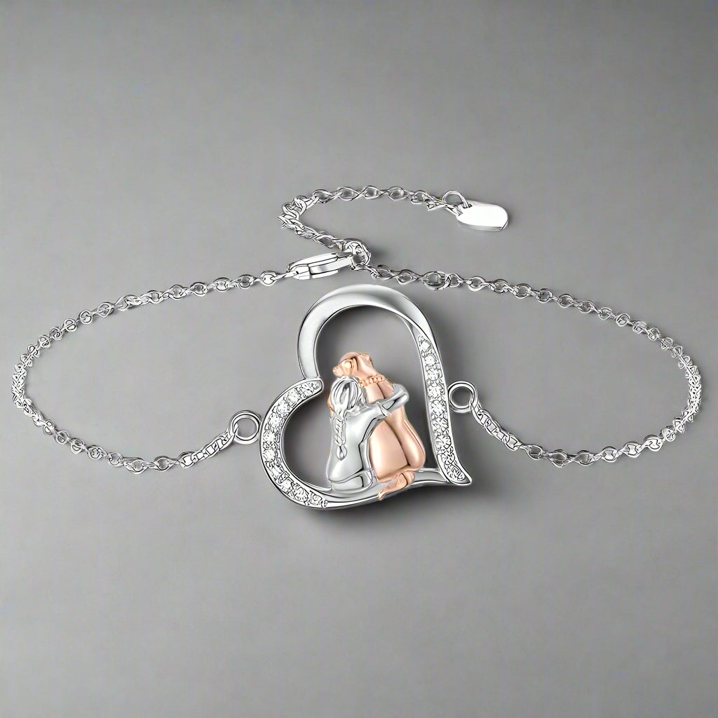 Forever Faithful Hund Berlock Armband