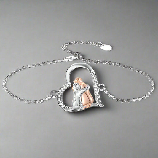Forever Faithful Hund Berlock Armband