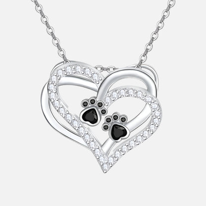 Forever Love Tass Print Halsband