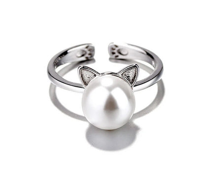 Pärla Katt Halsband With Bonus Örhängen
