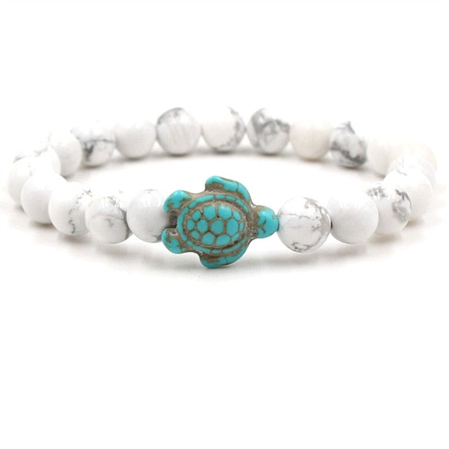 Unique Naturlig Stone Beads Sköldpadda Bracelets
