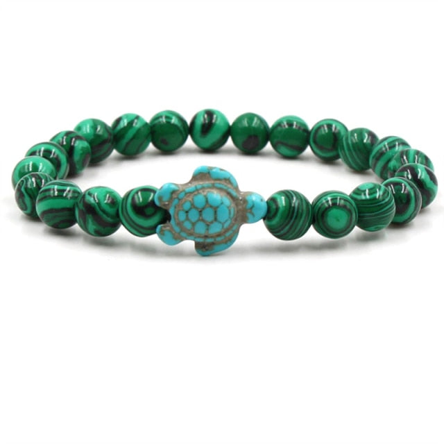 Unique Naturlig Stone Beads Sköldpadda Bracelets