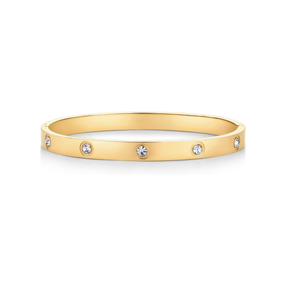 Halo Dot armband | Guld