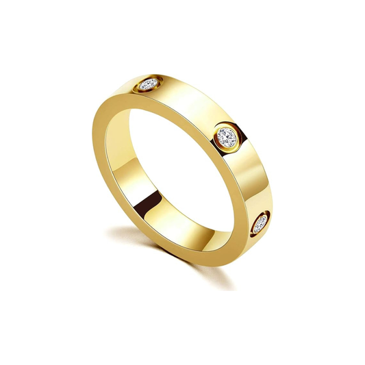 Löfte Band Ring | Guld