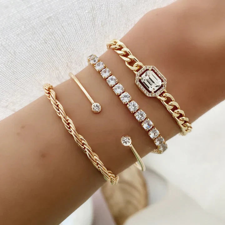 Domitia Calvina armband Set | Guld